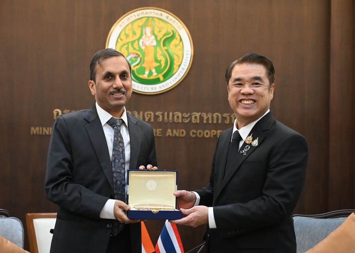 รมว.เกษตรฯ หารือทูตอินเดีย เตรียมต่อยอดความสัมพันธ์ 80 ปี ขยายความร่วมมือเกษตรและการค้าสองประเทศ