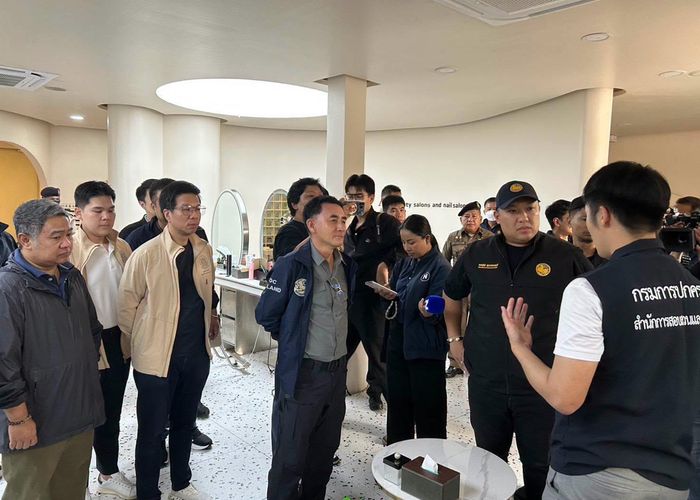 'จุลพันธ์' ส่งเลขาฯ สุรชาติ พร้อมทีมปราบแรงงานผิดกฎหมาย สนธิกำลัง 4 หน่วยงาน ตรวจสถานประกอบการทุนต่างด้าวห้วยขวาง
