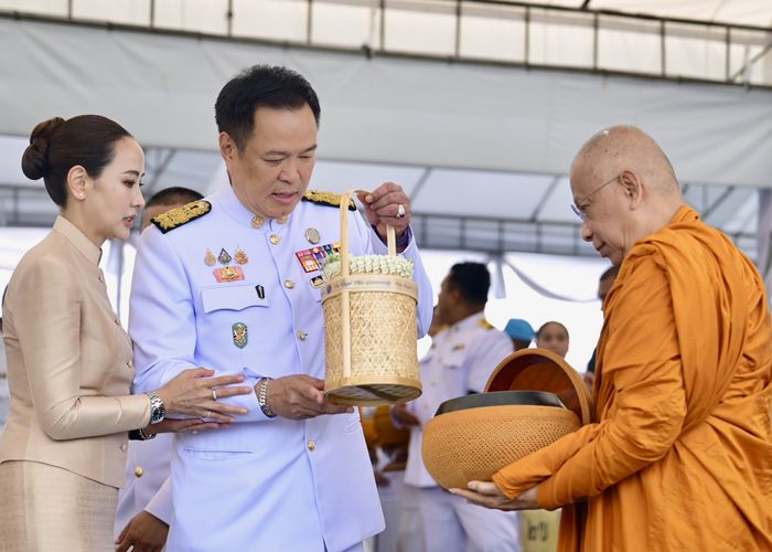 นายกฯและภริยาเป็นประธานในพิธีสวดพระพุทธมนต์และทำบุญตักบาตรถวายพระราชกุศล เนื่องในวันแม่แห่งชาติ 12 สิงหาคม 2569